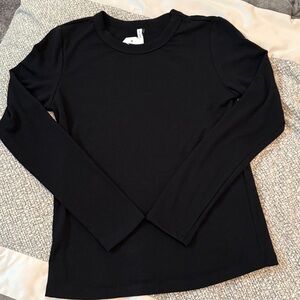 NWT Becool Black Round Neck Long Sleeve Top